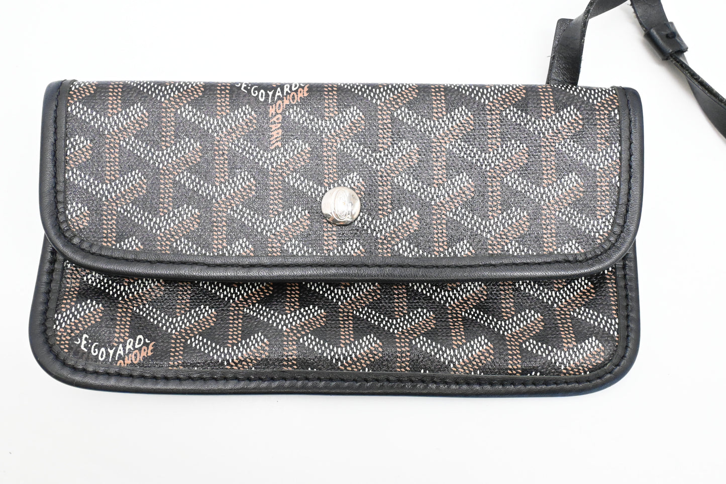 Goyard Saint Louis PM in Black Goyardine Canvas