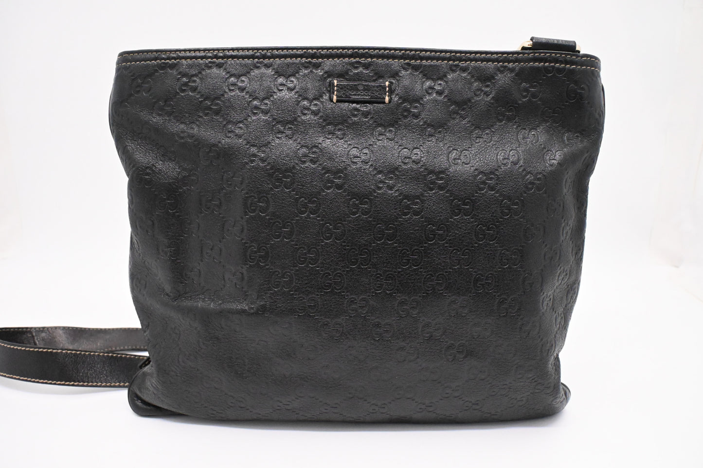 Gucci Crossbody in Black Guccissima Leather