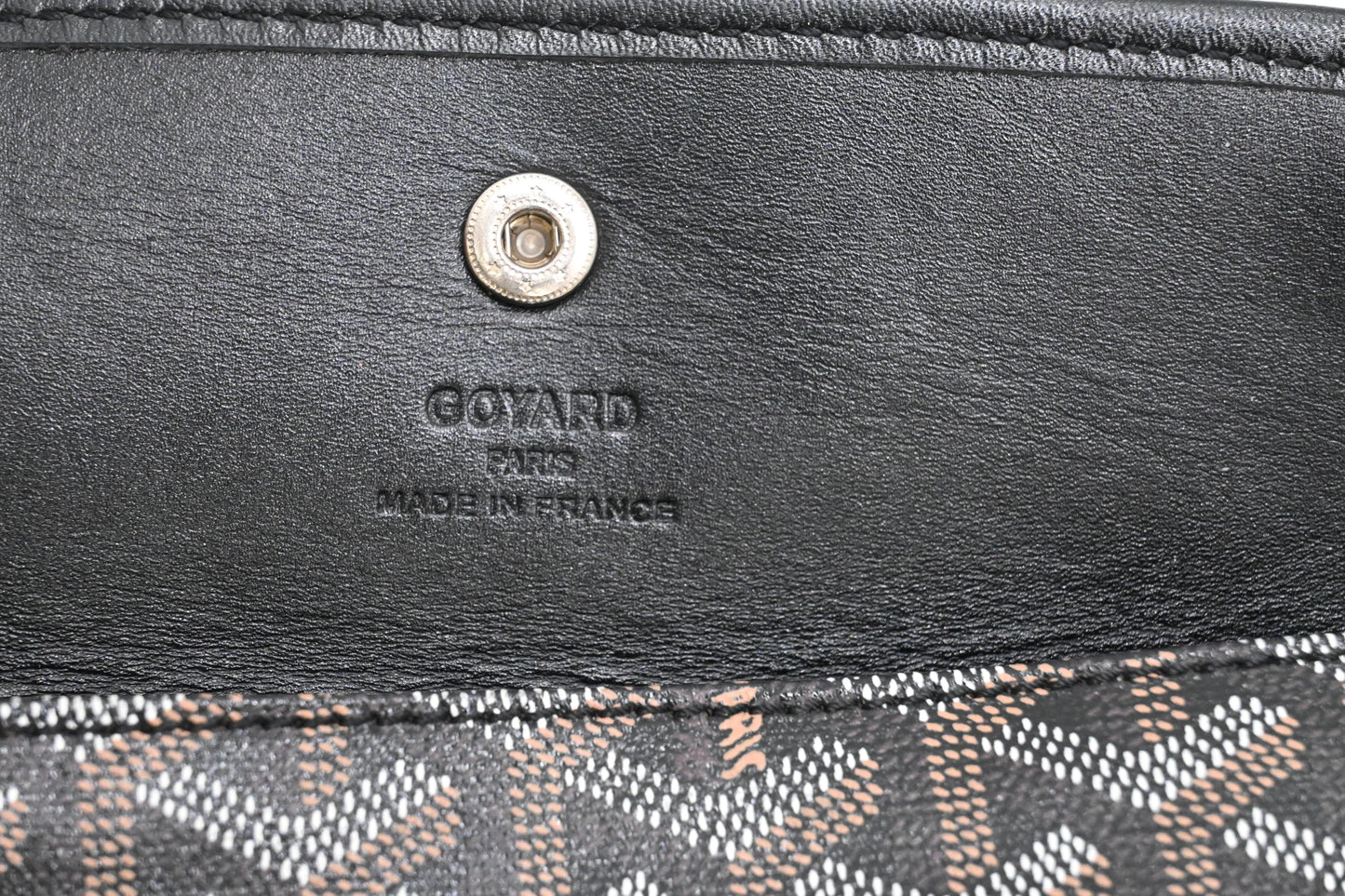 Goyard Saint Louis PM in Black Goyardine Canvas