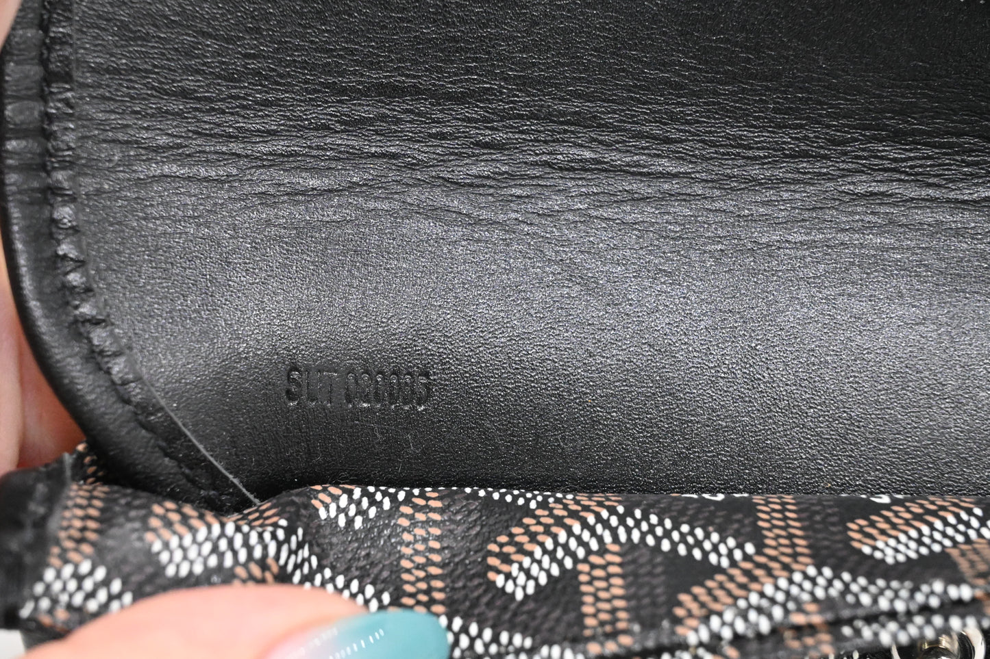 Goyard Saint Louis PM in Black Goyardine Canvas