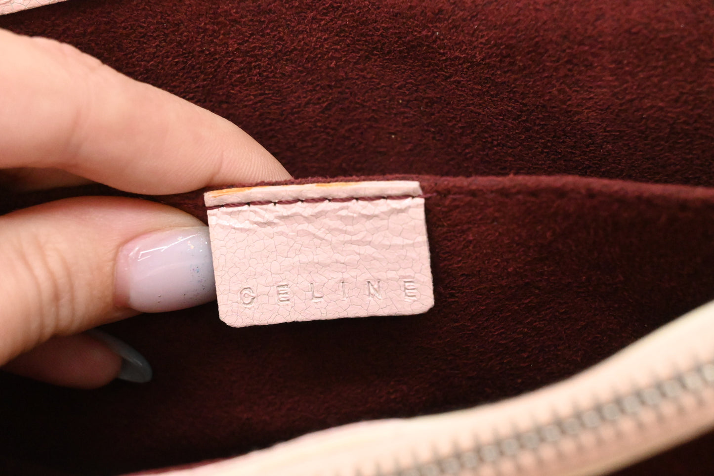 Celine Boogie Bag in Pink Leather