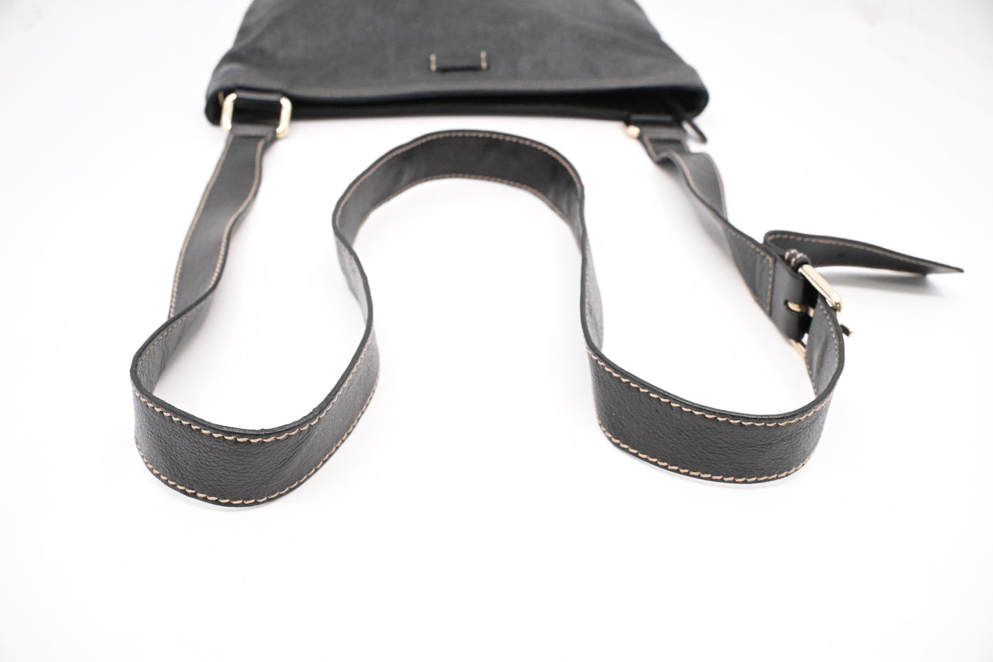 Gucci Crossbody in Black Guccissima Leather