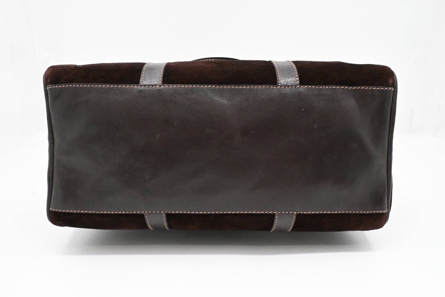 Gucci Boston Bag in Brown Suede