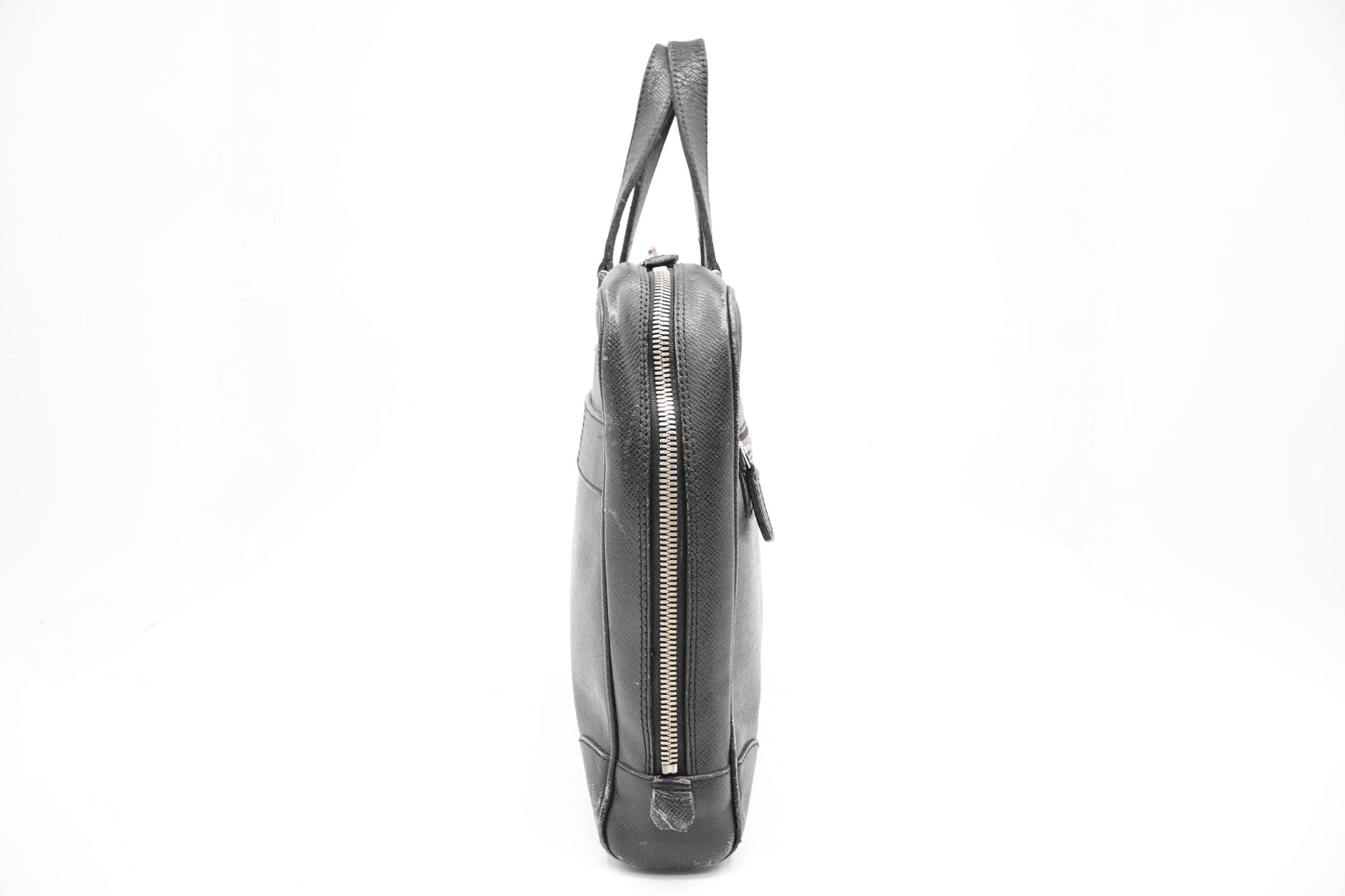 Louis Vuitton Igor Business Bag in Black Taiga Leather