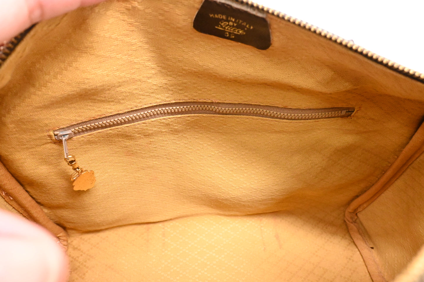 Gucci Boston Bag in Brown Suede