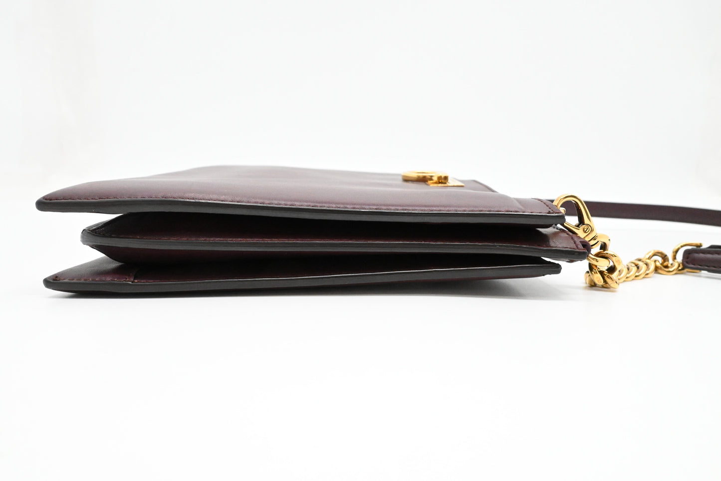 Ferragamo Crossbody Bag in Purple Leather