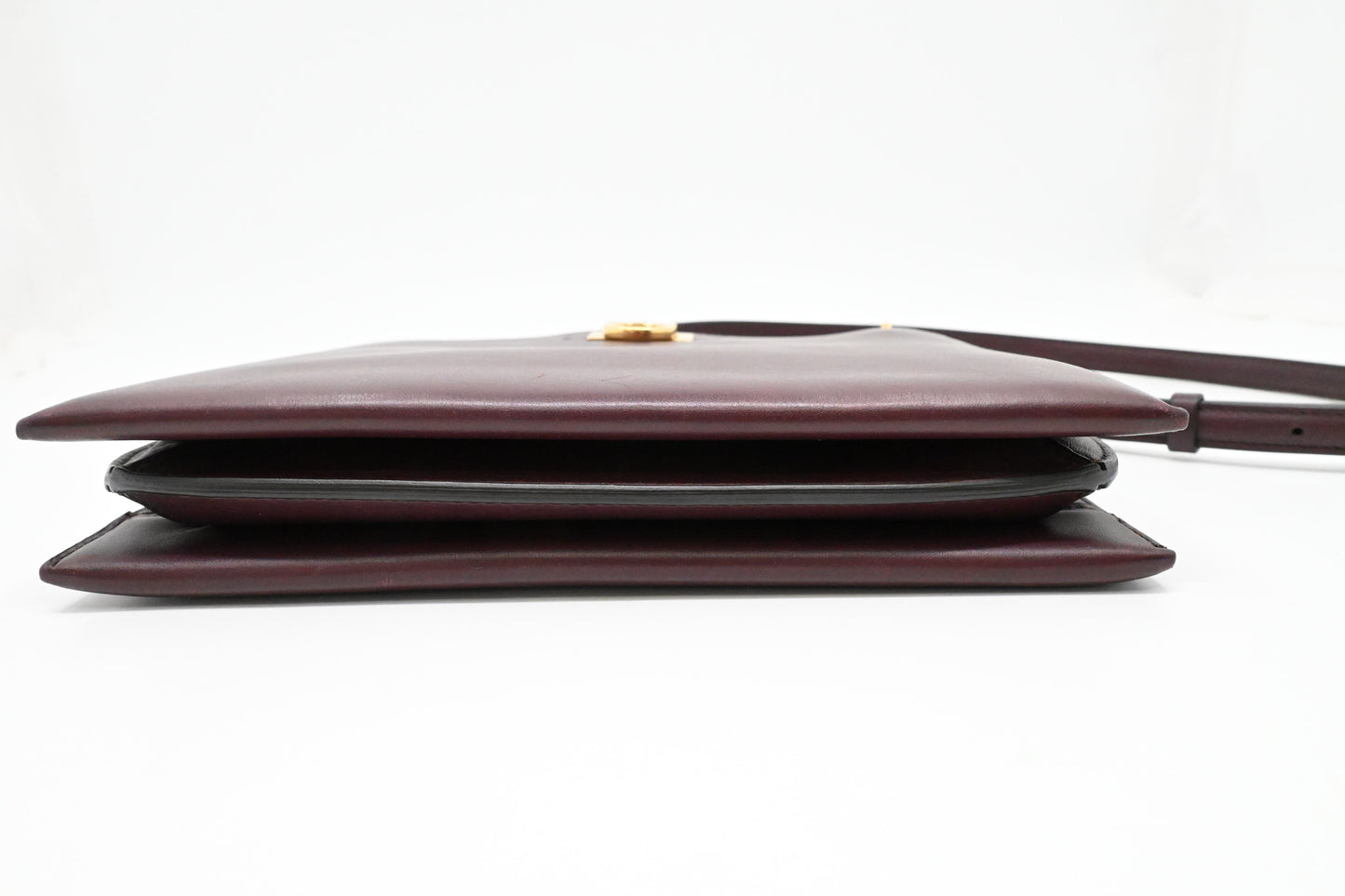 Ferragamo Crossbody Bag in Purple Leather