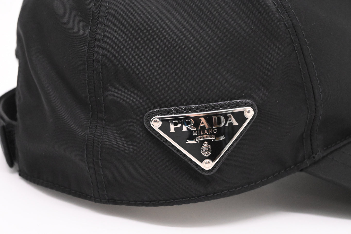 Prada Cap in Black Re-Nylon