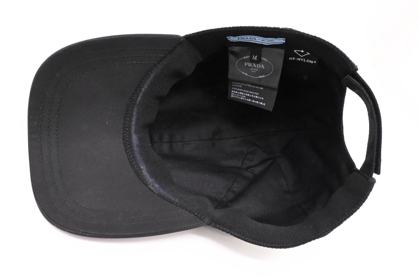 Prada Cap in Black Re-Nylon