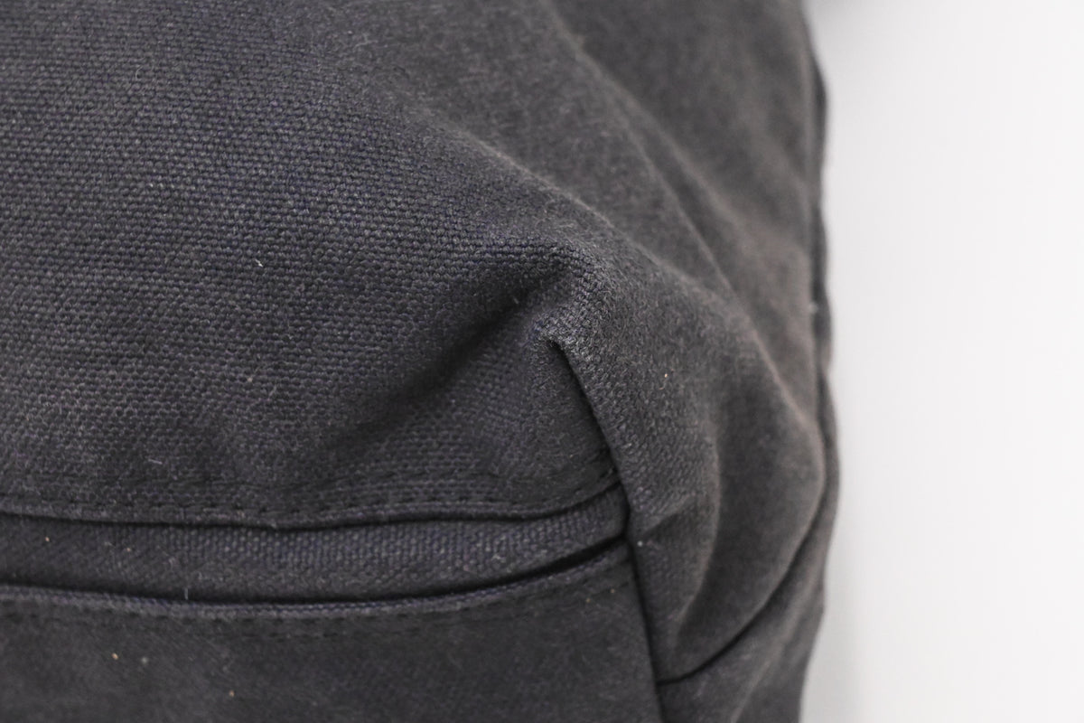 Issey Miyake Large Travel Bag in Black Canvas