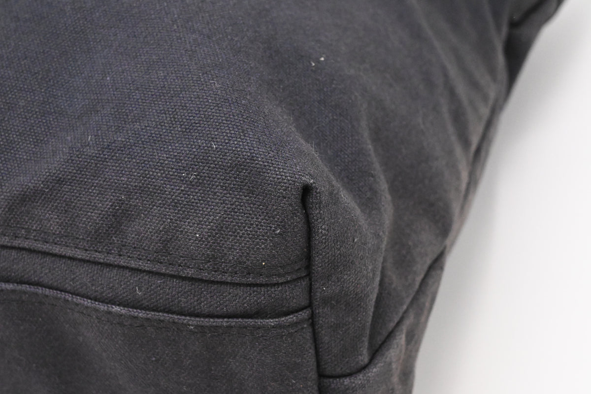 Issey Miyake Large Travel Bag in Black Canvas