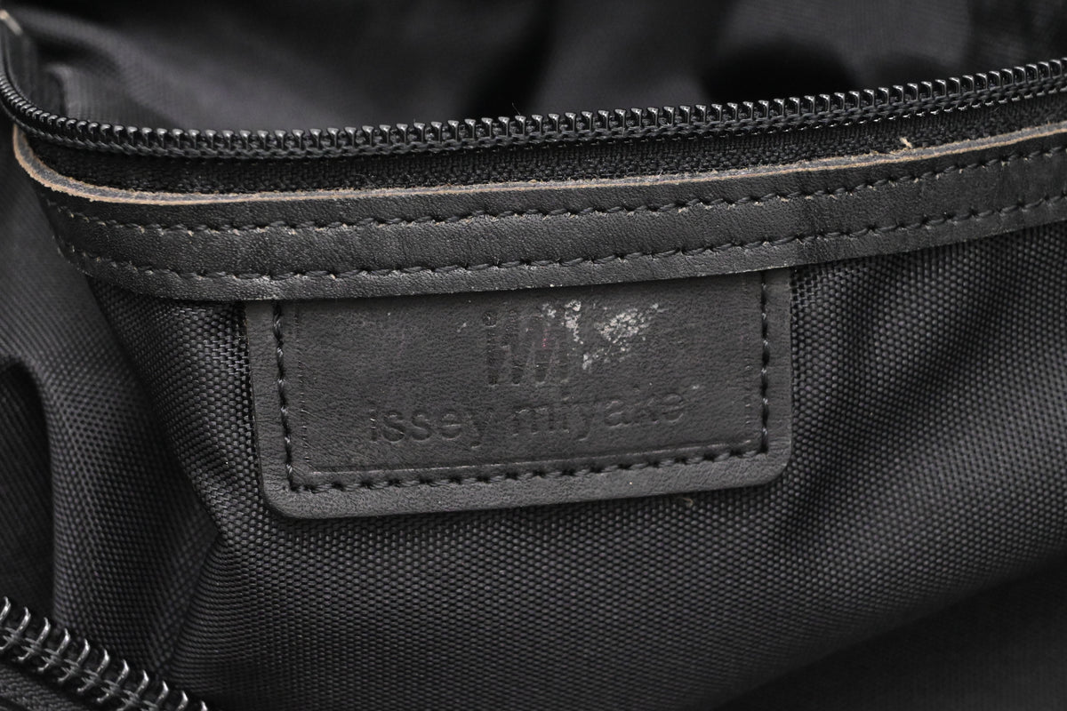 Issey Miyake Large Travel Bag in Black Canvas