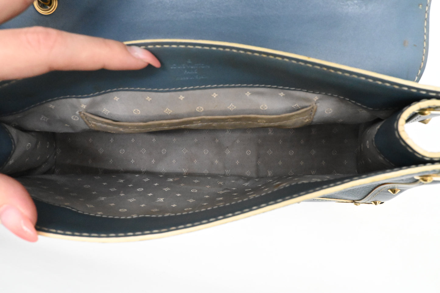 Louis Vuitton Le Talenteux in Blue Suhali Leather