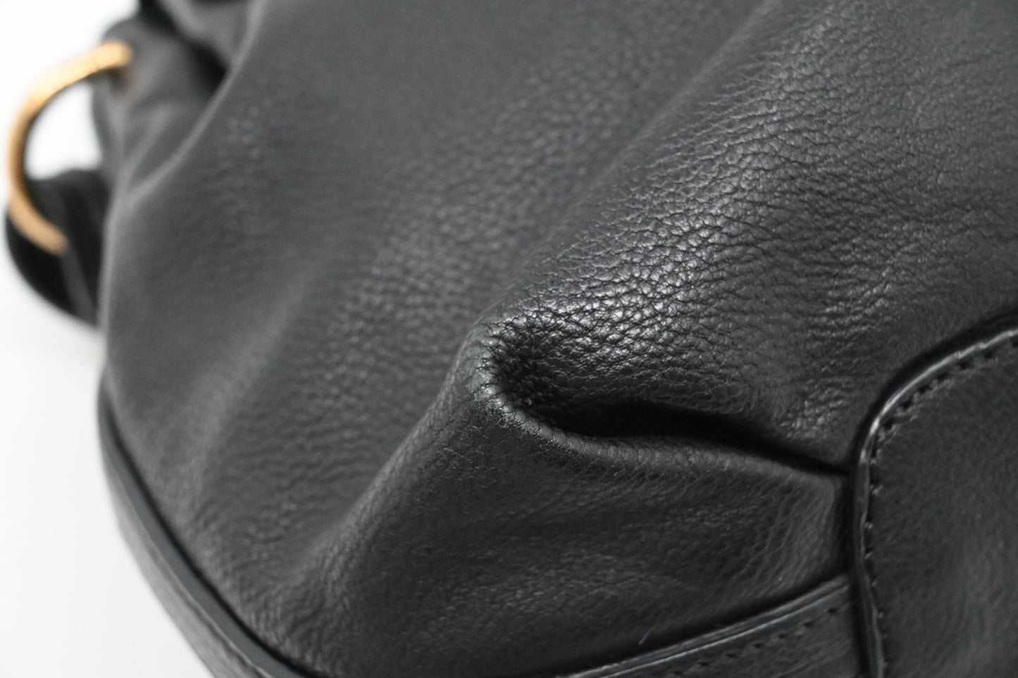 Chloe Small Elsie Two Way Bag in Black Leather