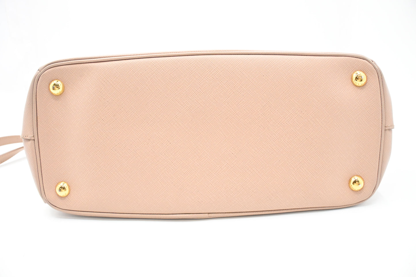 Prada Small Galleria in Pink Beige Saffiano Leather
