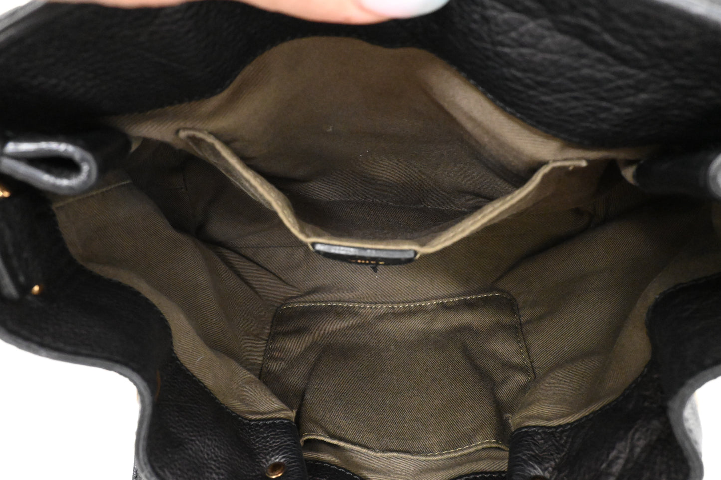 Chloe Small Elsie 2Way Bag in Black Leather