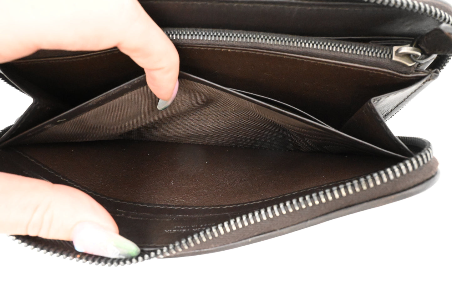 Bottega Veneta Zippy Wallet in Brown Intrecciato Leather