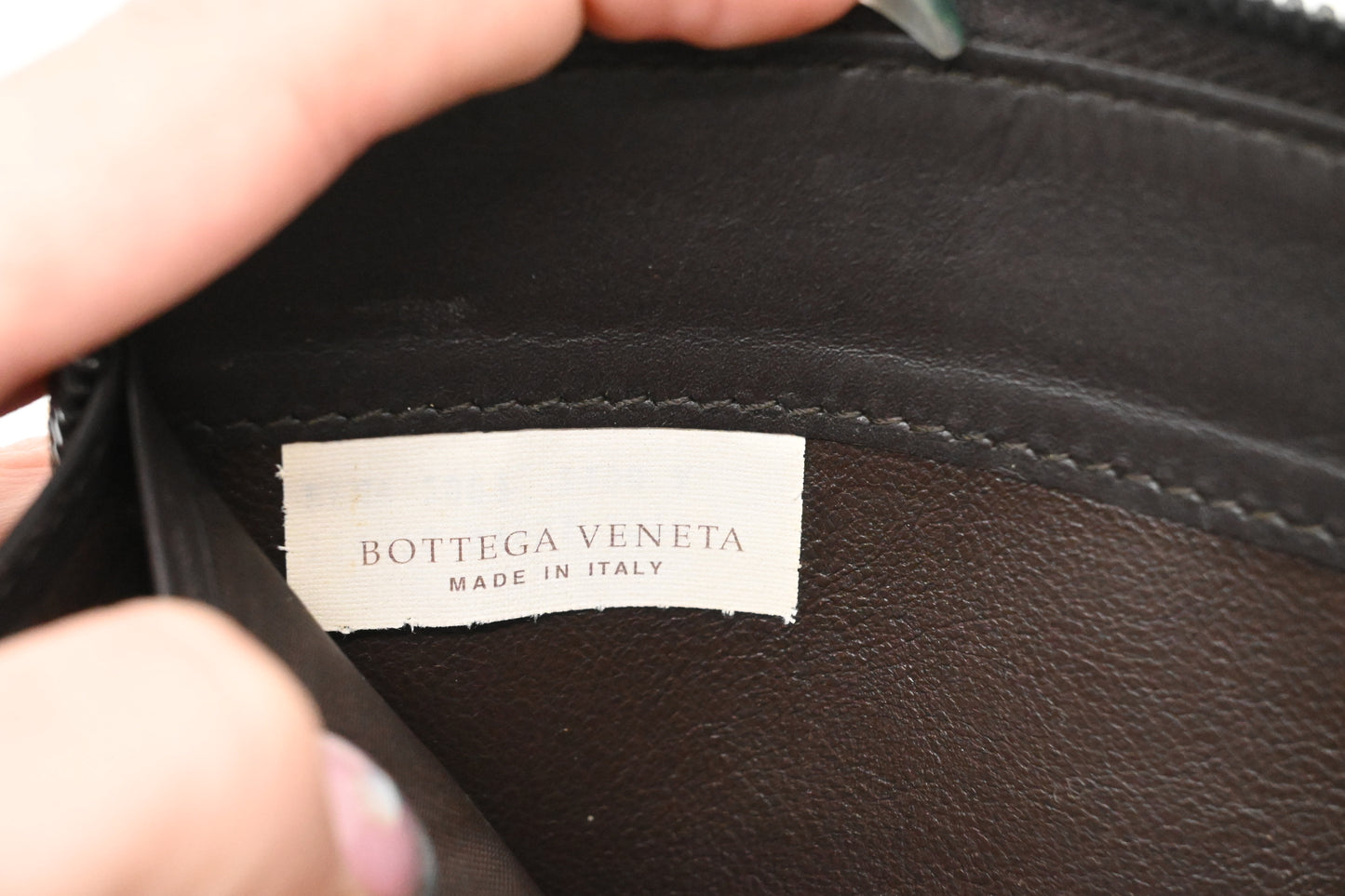 Bottega Veneta Zippy Wallet in Brown Intrecciato Leather