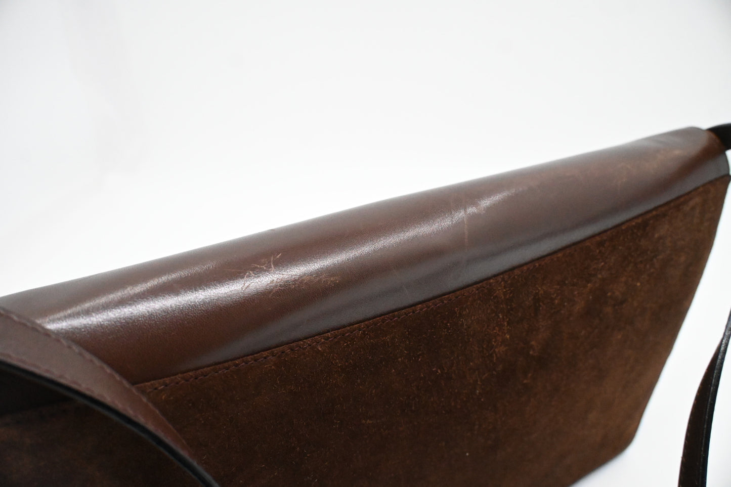 Ferragamo Crossbody Bag in Brown Leather