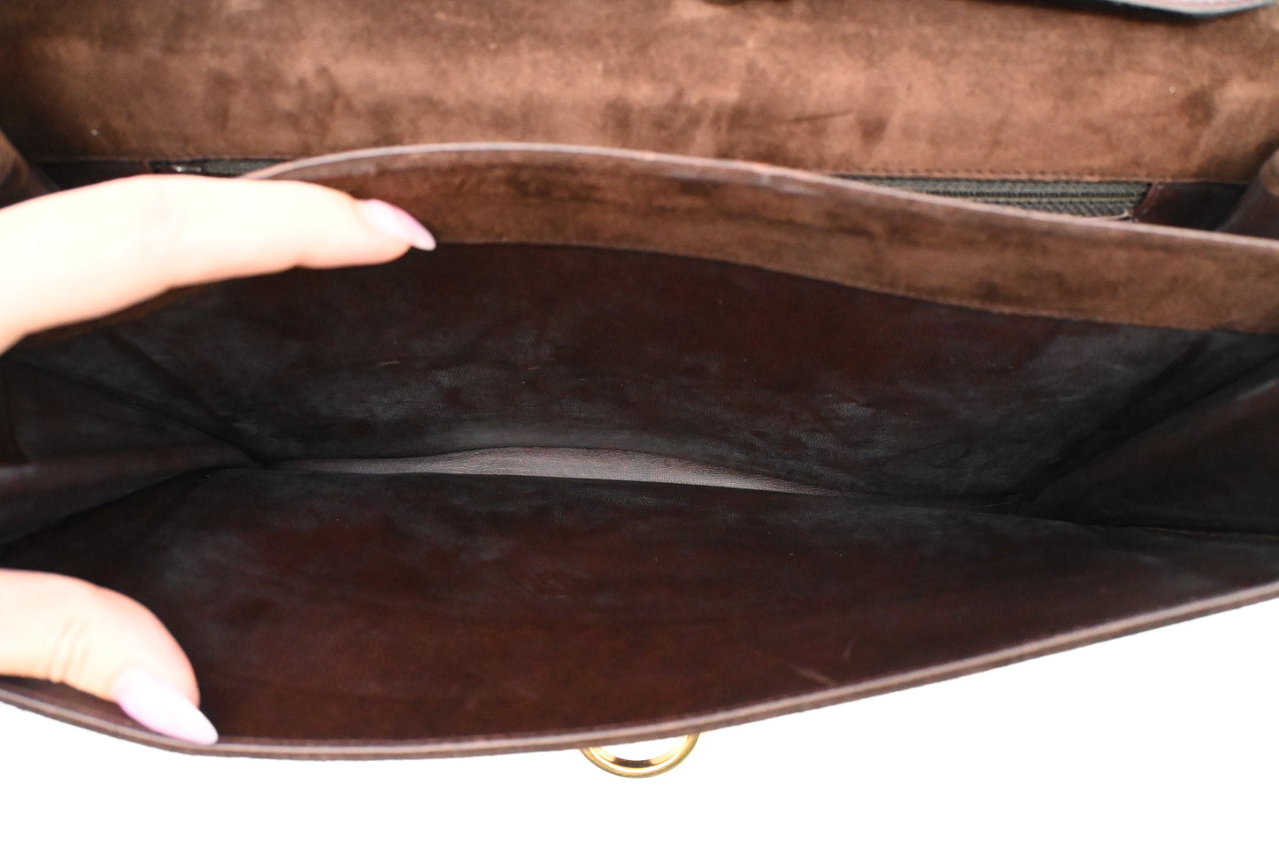 Ferragamo Crossbody Bag in Brown Leather