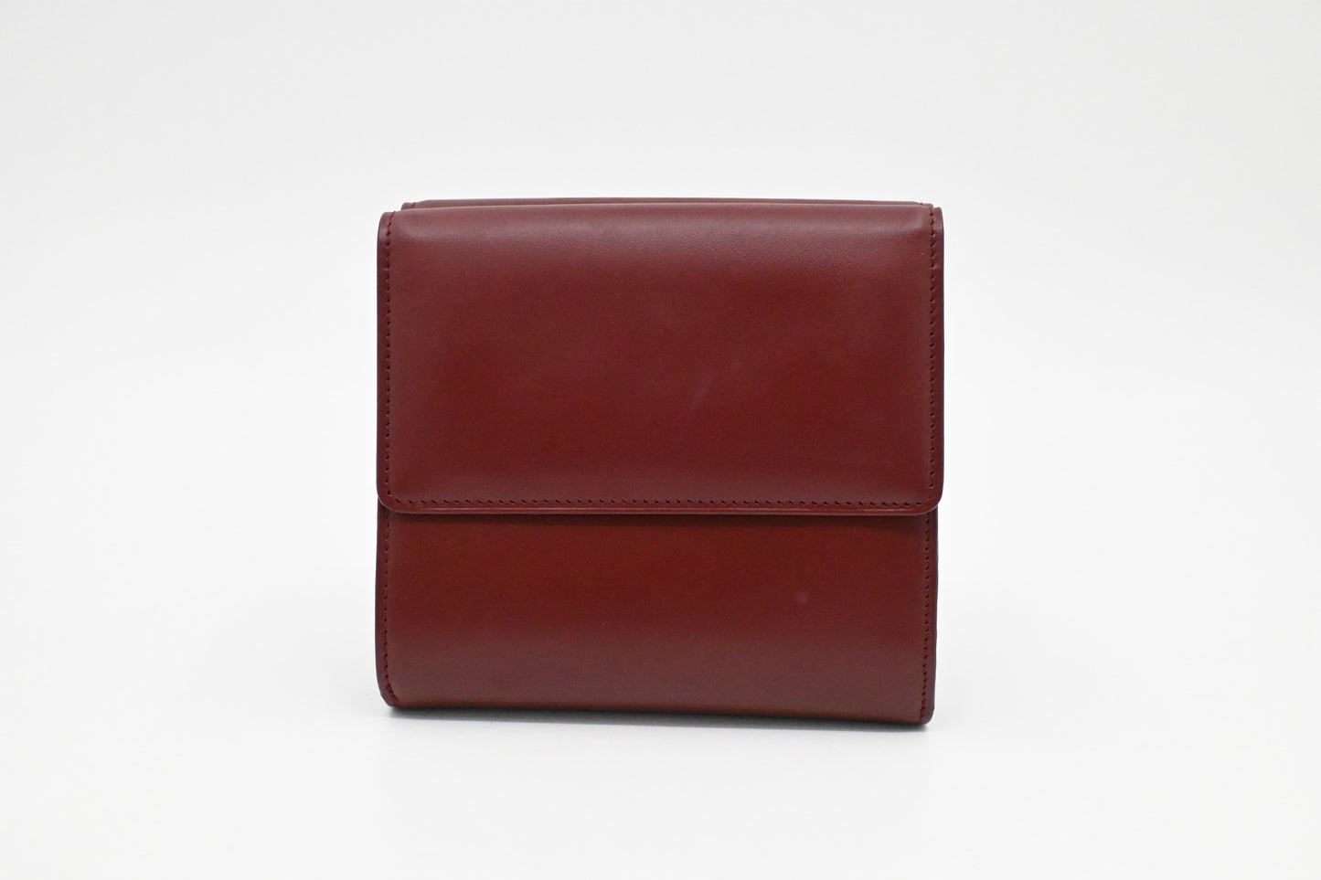 Cartier Wallet in Burgundy Leather
