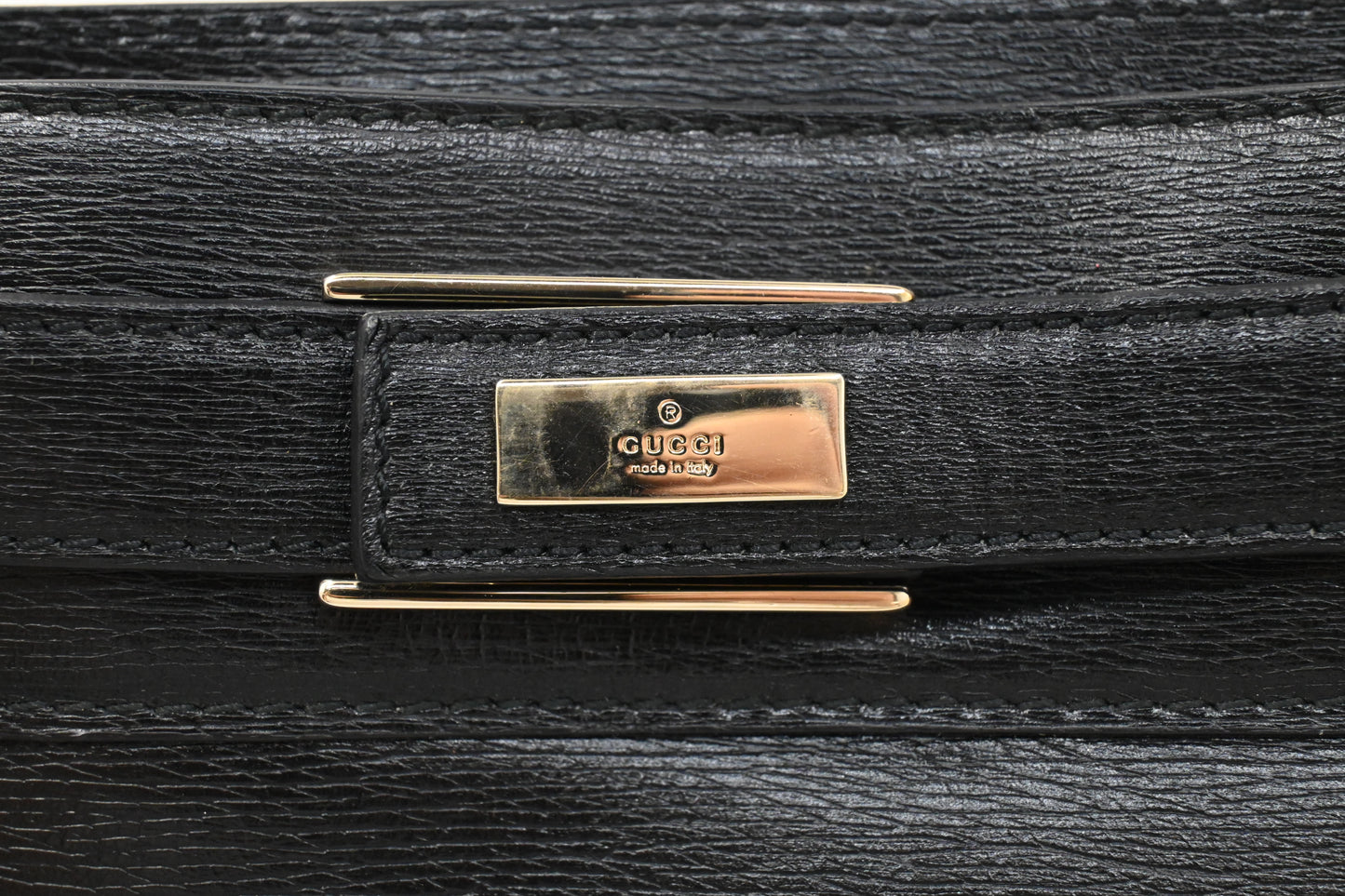 Gucci Handbag in Black Leather