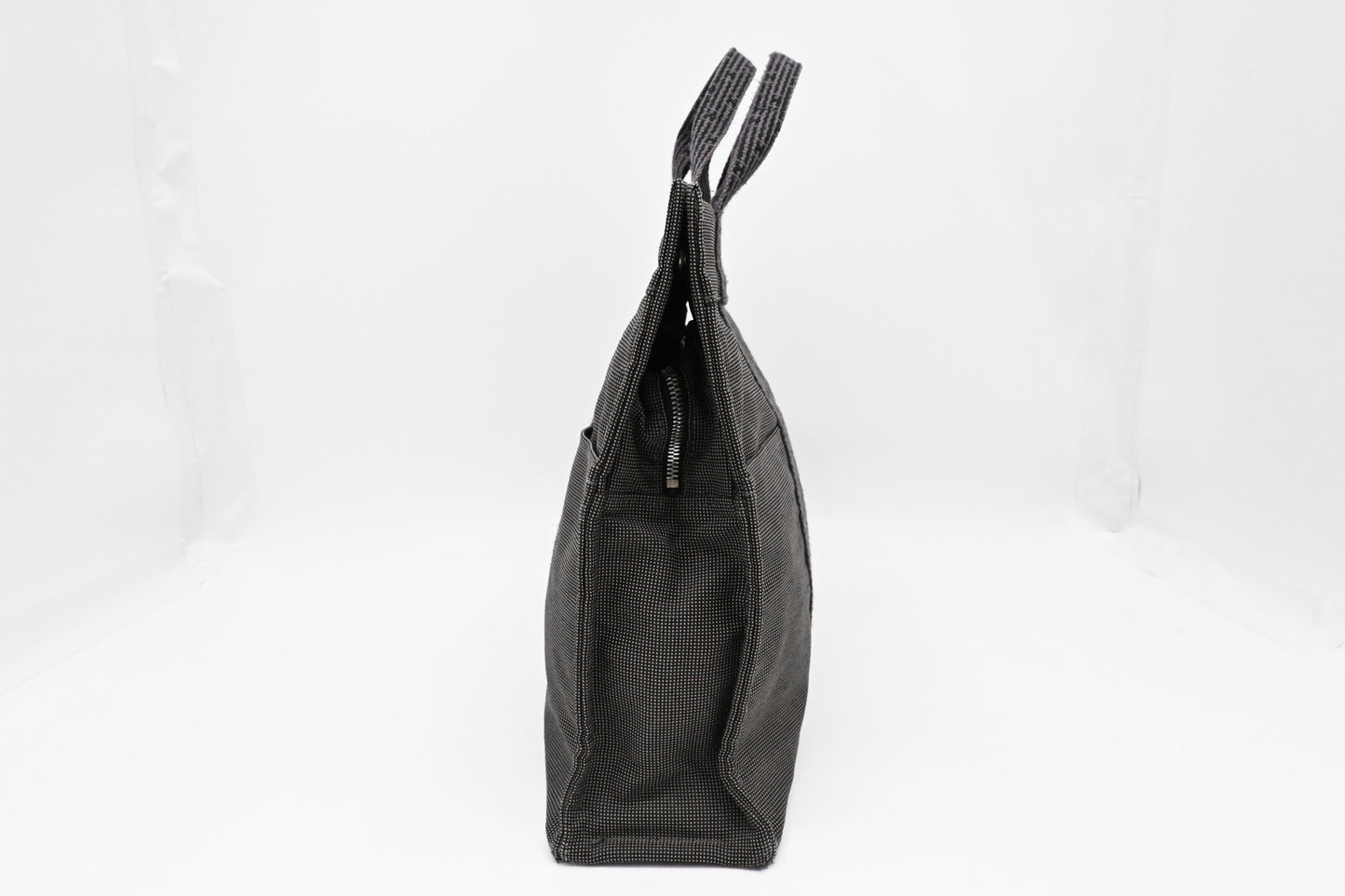 Hermes Herline Fourre-Tout GM in Grey Canvas
