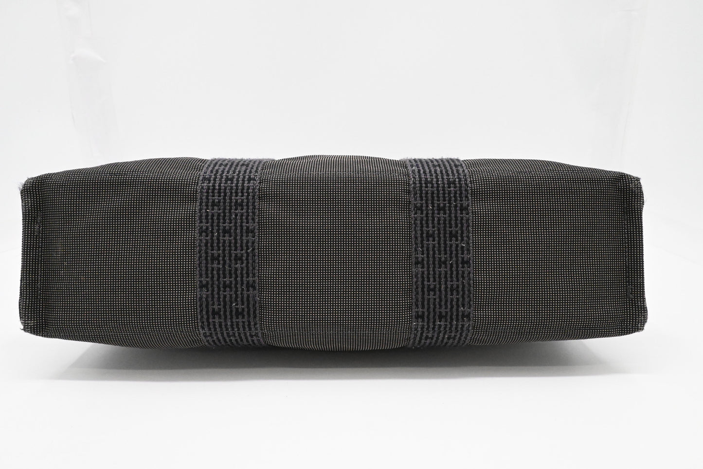 Hermes Herline Fourre-Tout GM in Grey Canvas