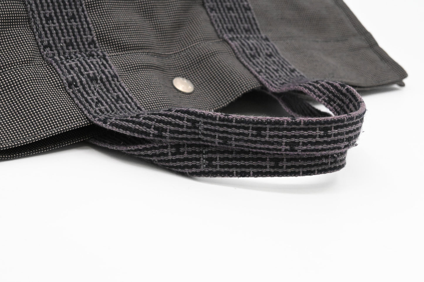 Hermes Herline Fourre-Tout GM in Grey Canvas