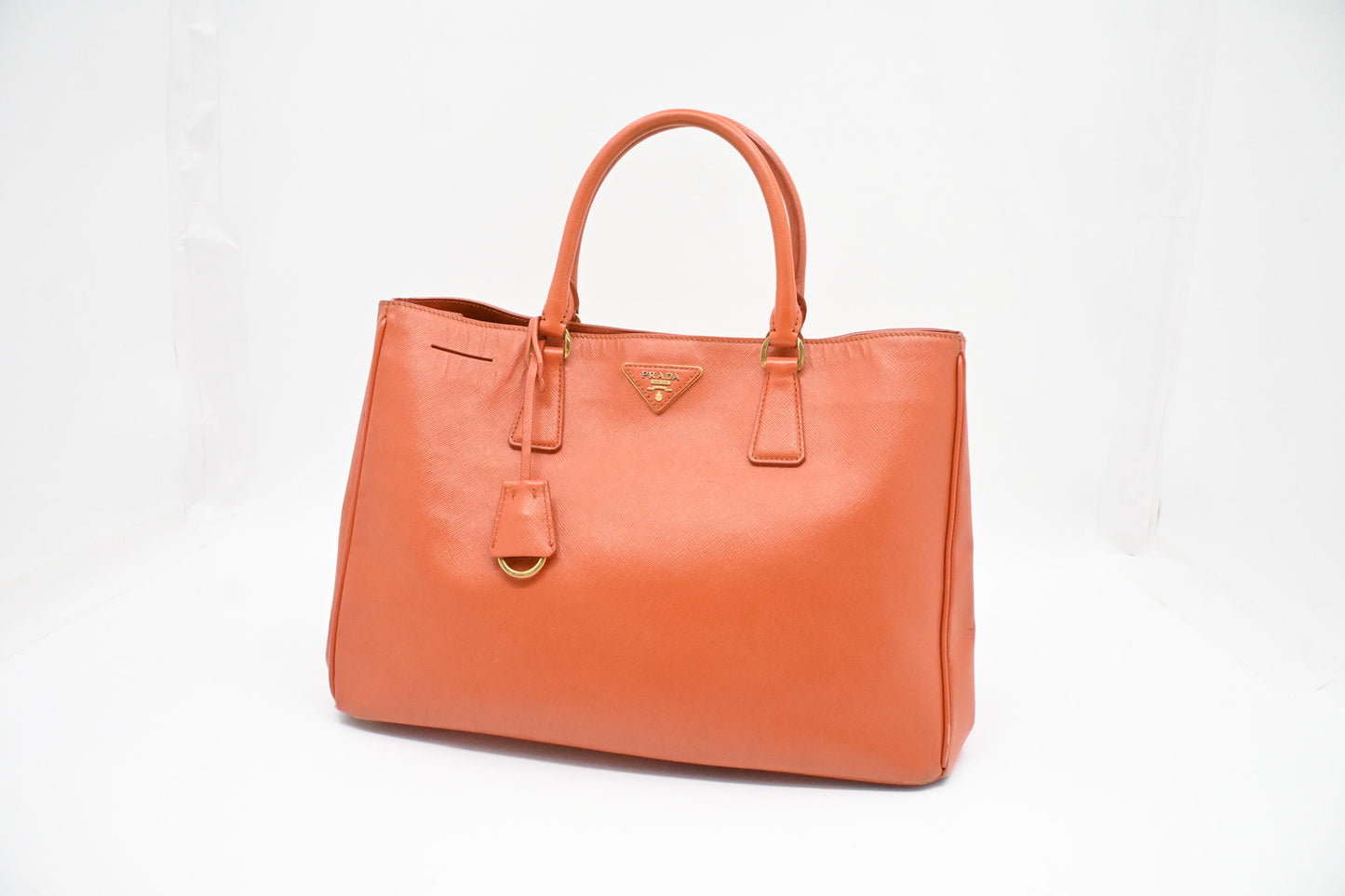 Prada Large Galleria in Orange Saffiano Leather