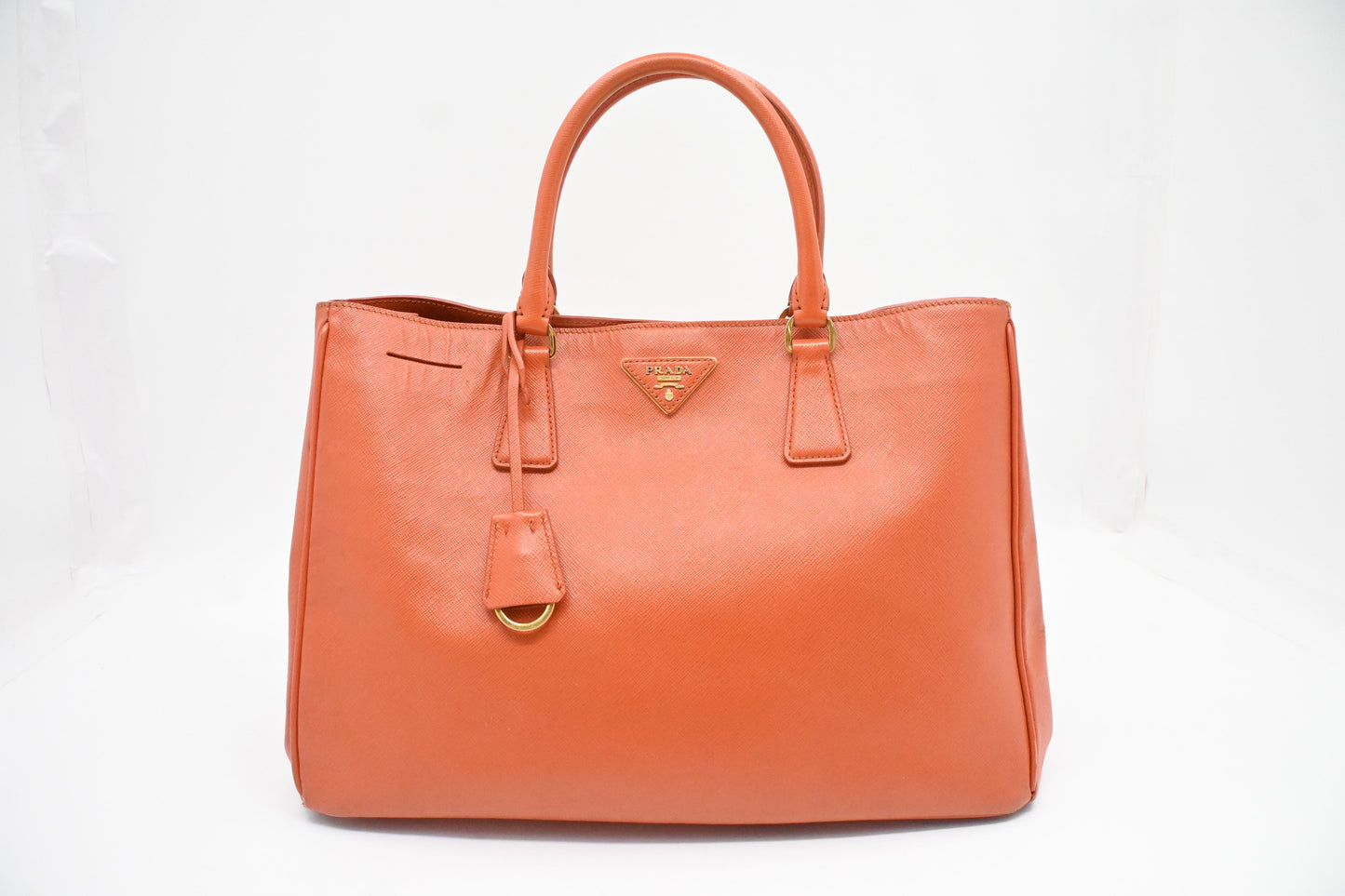 Prada Large Galleria in Orange Saffiano Leather