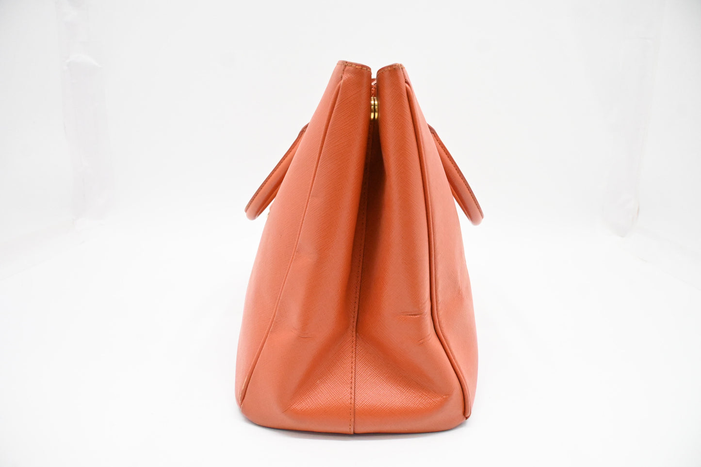 Prada Large Galleria in Orange Saffiano Leather
