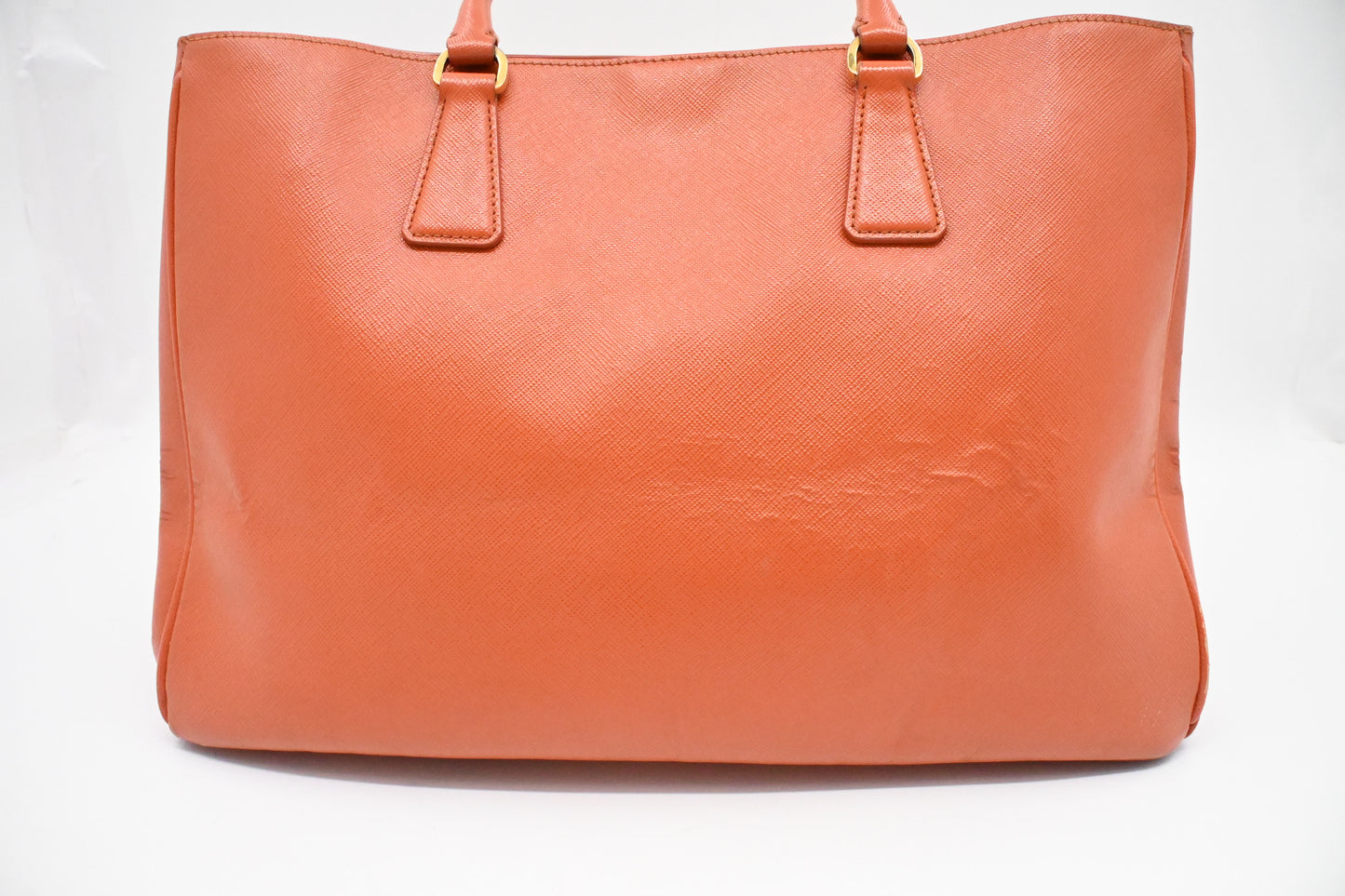 Prada Large Galleria in Orange Saffiano Leather