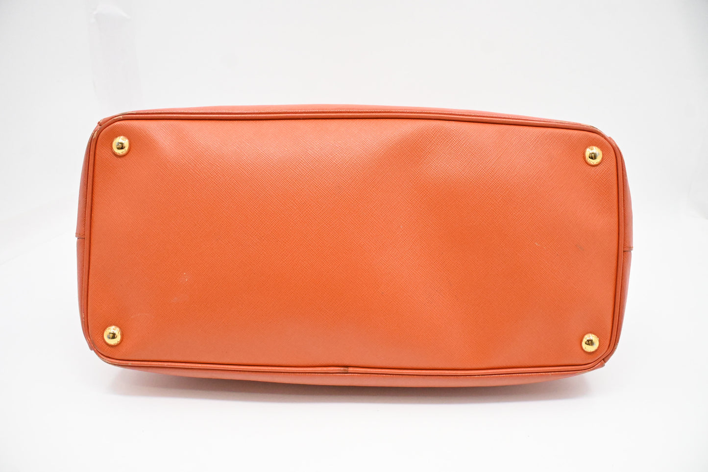 Prada Large Galleria in Orange Saffiano Leather