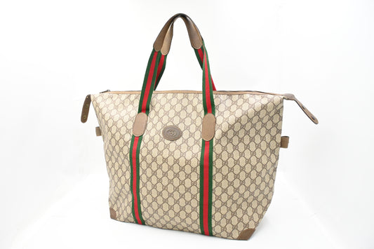 Gucci Travel Tote in GG Supreme Canvas