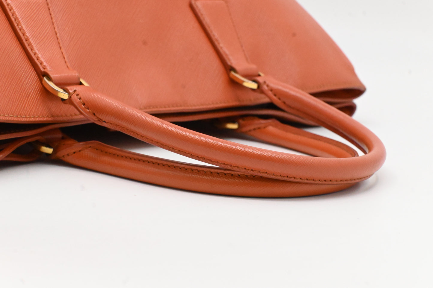 Prada Large Galleria in Orange Saffiano Leather