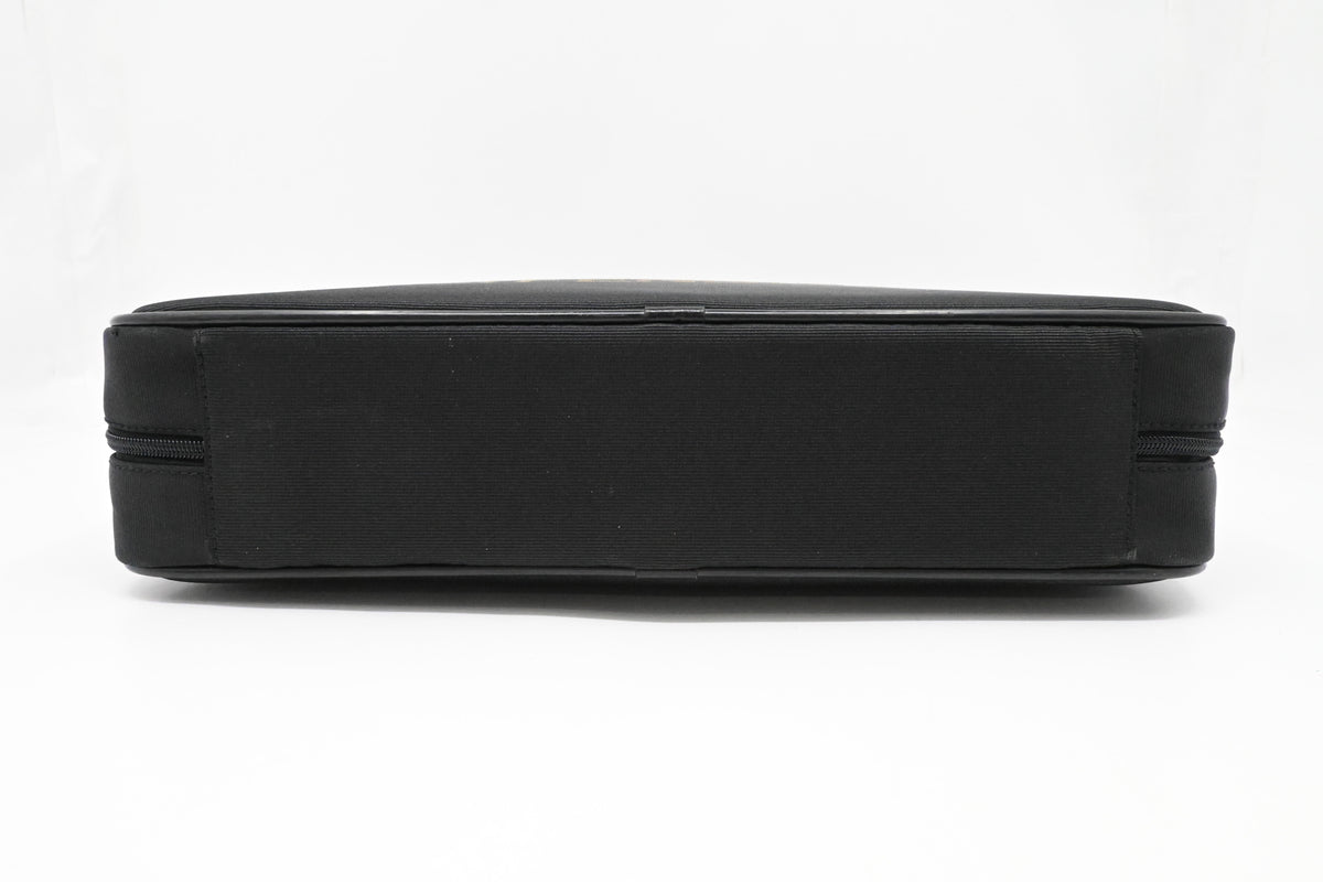 Fendi Business Bag in Black Canvas