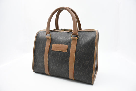 Dior Boston Bag in Honeycomb Canvas