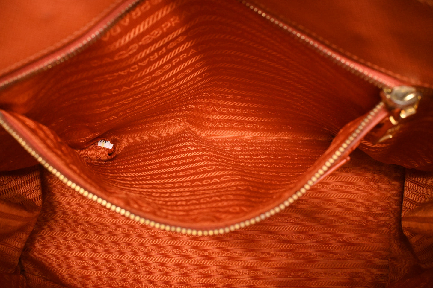 Prada Large Galleria in Orange Saffiano Leather