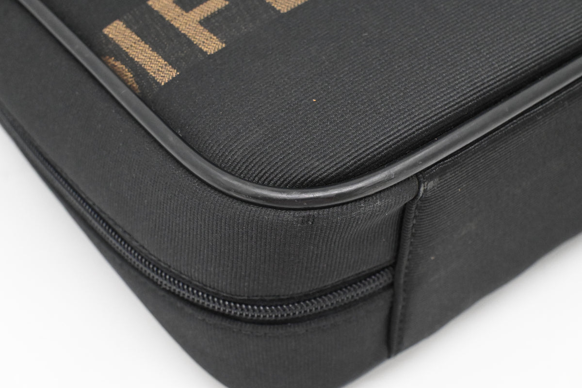 Fendi Business Bag in Black Canvas