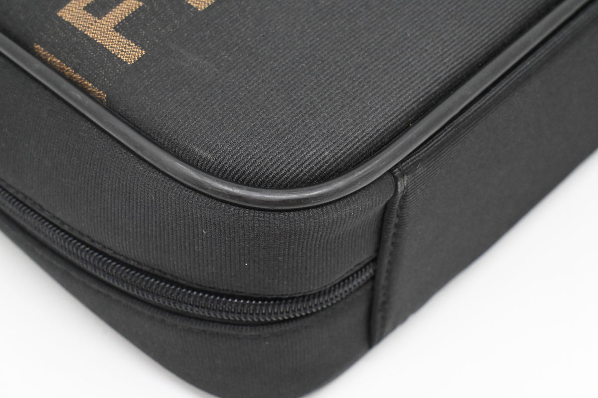 Fendi Business Bag in Black Canvas