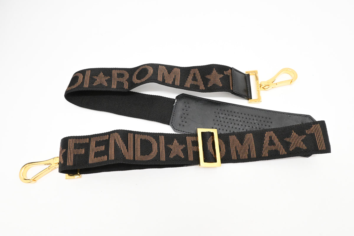 Fendi Business Bag in Black Canvas