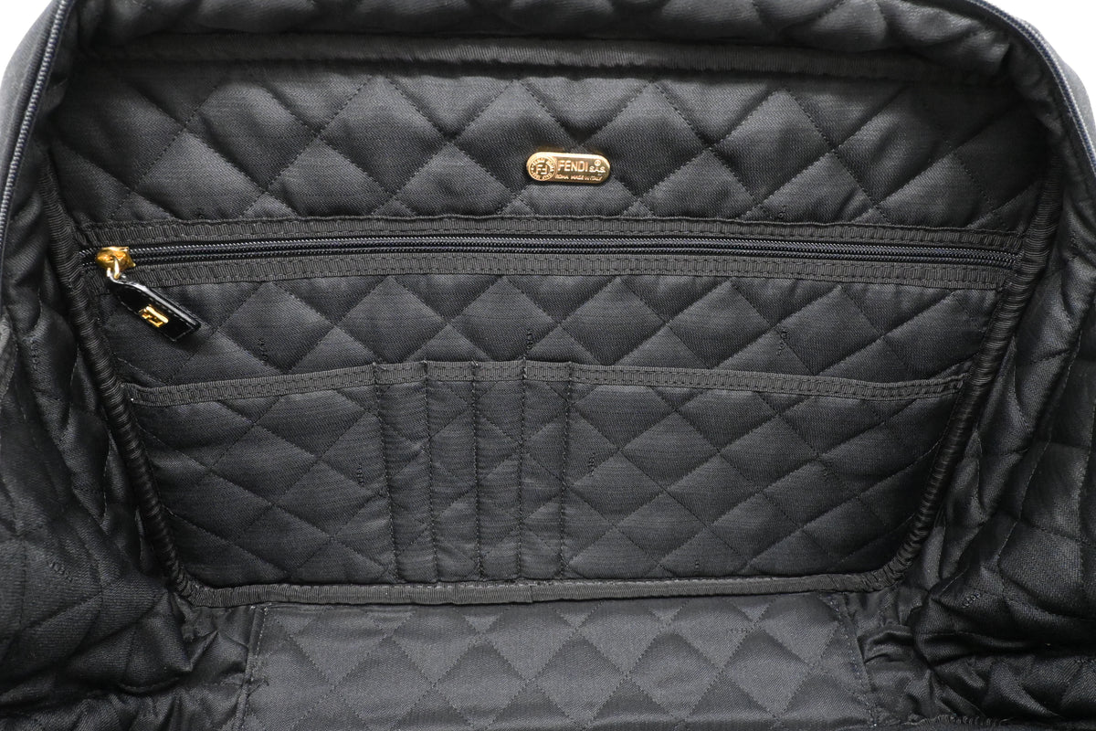 Fendi Business Bag in Black Canvas