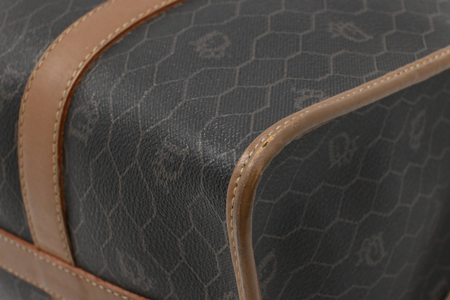 Dior Boston Bag in Honeycomb Canvas