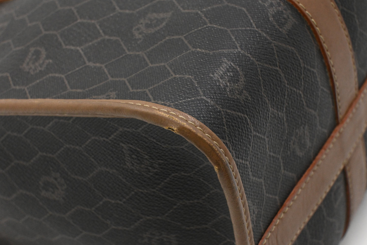 Dior Boston Bag in Honeycomb Canvas