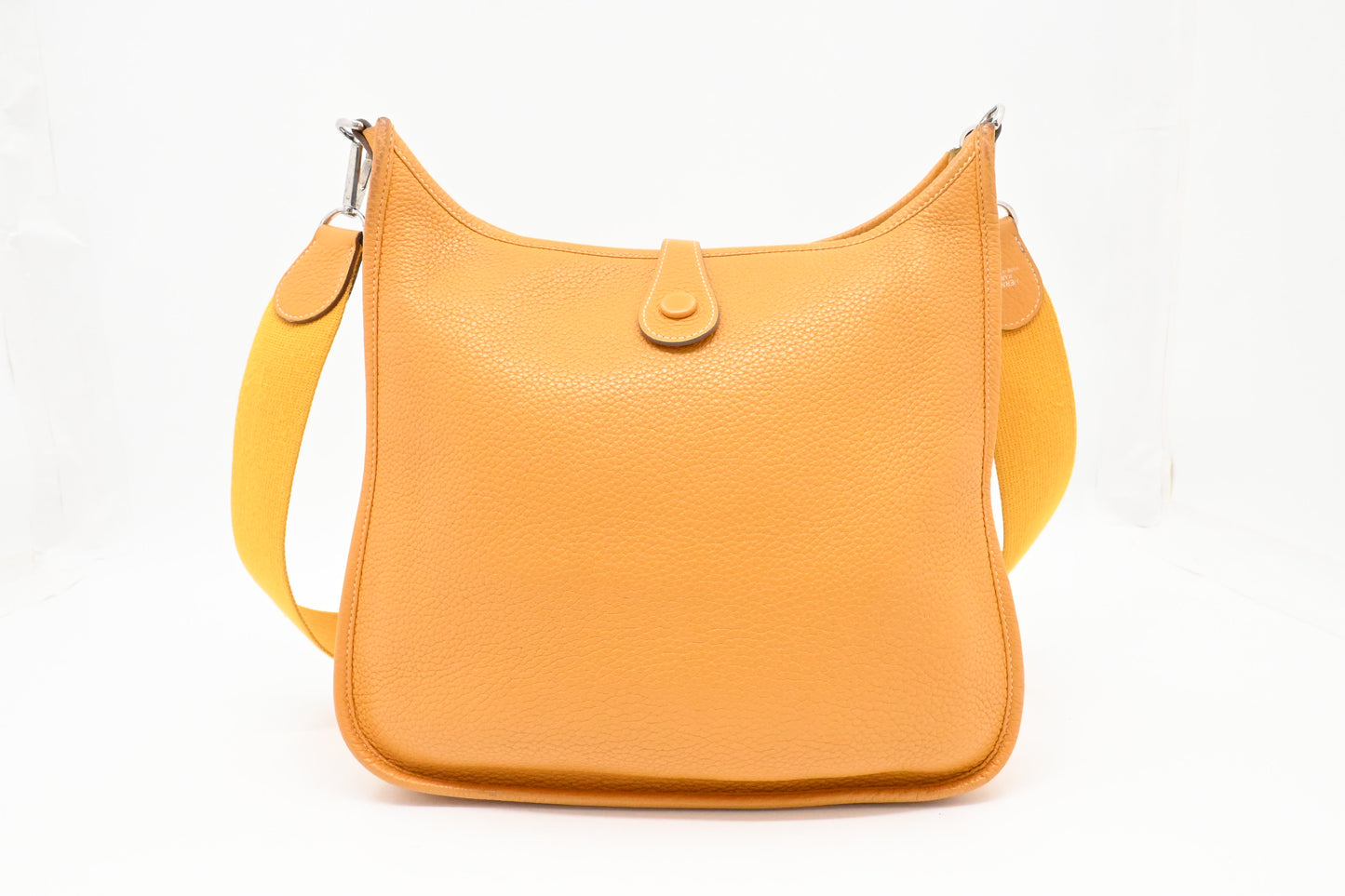 Hermes Evelyne PM in Yellow Leather