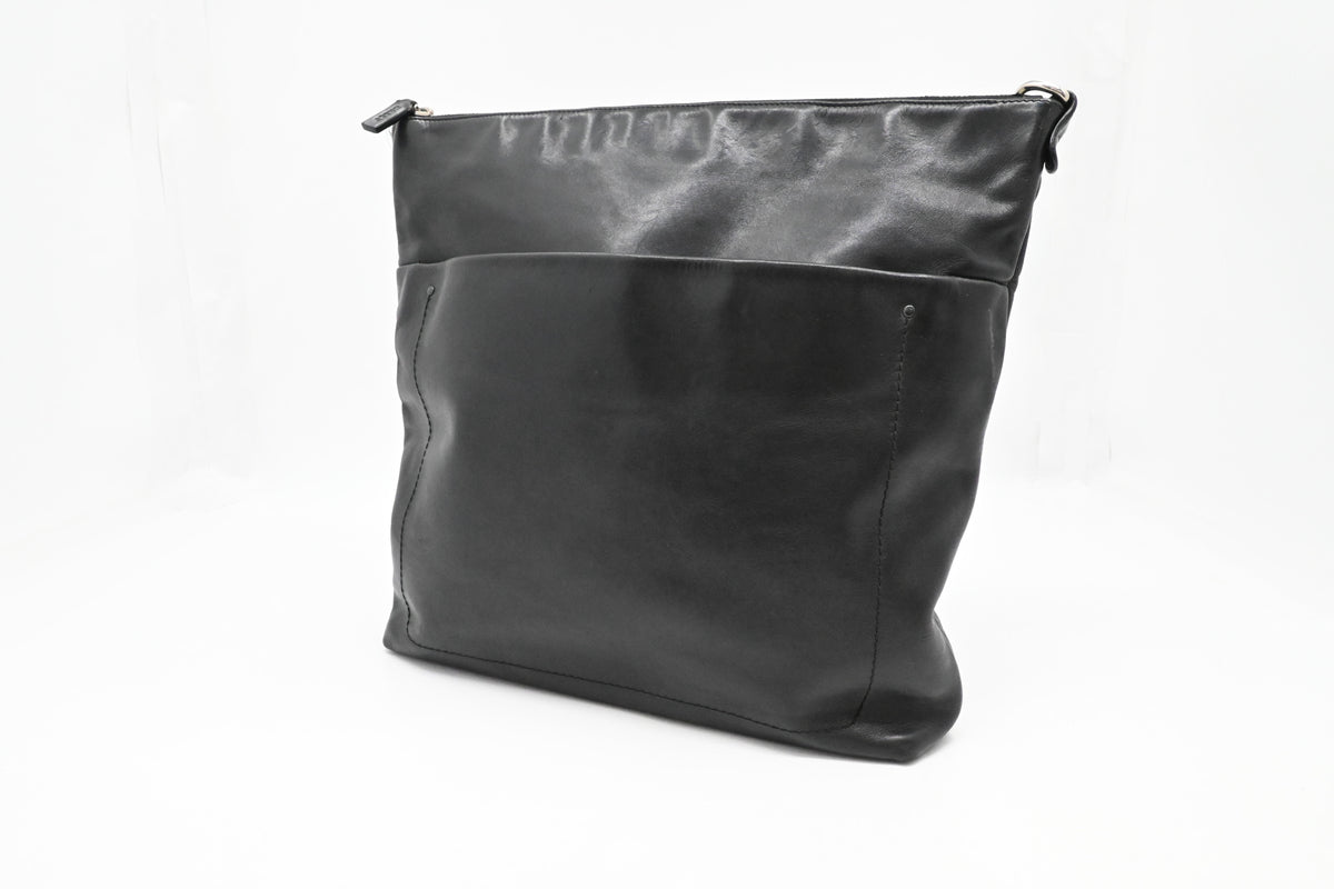 Bally Pouch in Black Leather