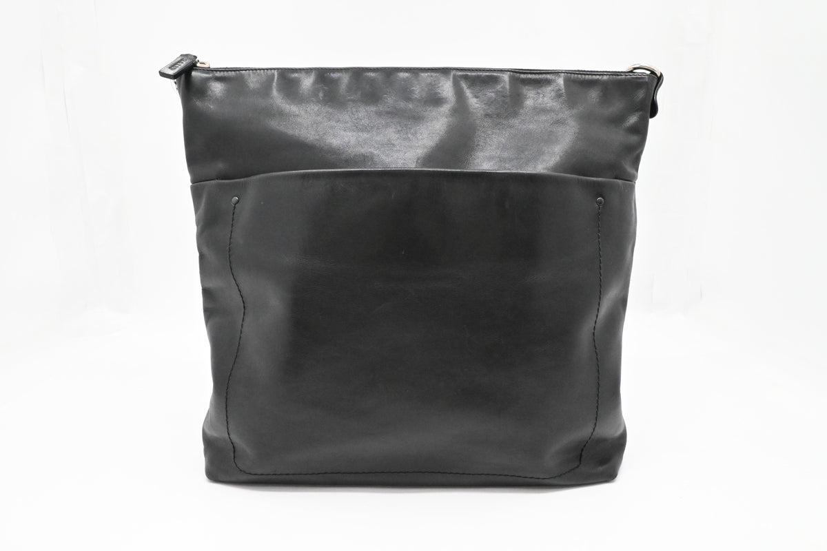 Bally Pouch in Black Leather