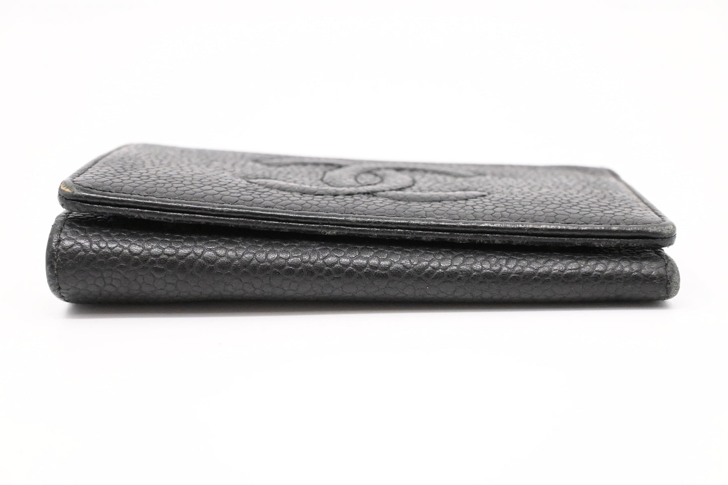 Chanel 6 Key Case in Black Caviar Leather