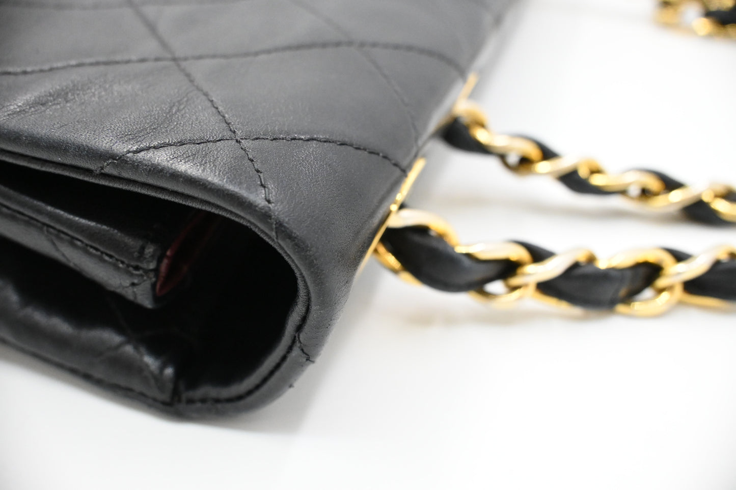 Chanel Maxi Flap in Black Mattelassé Leather